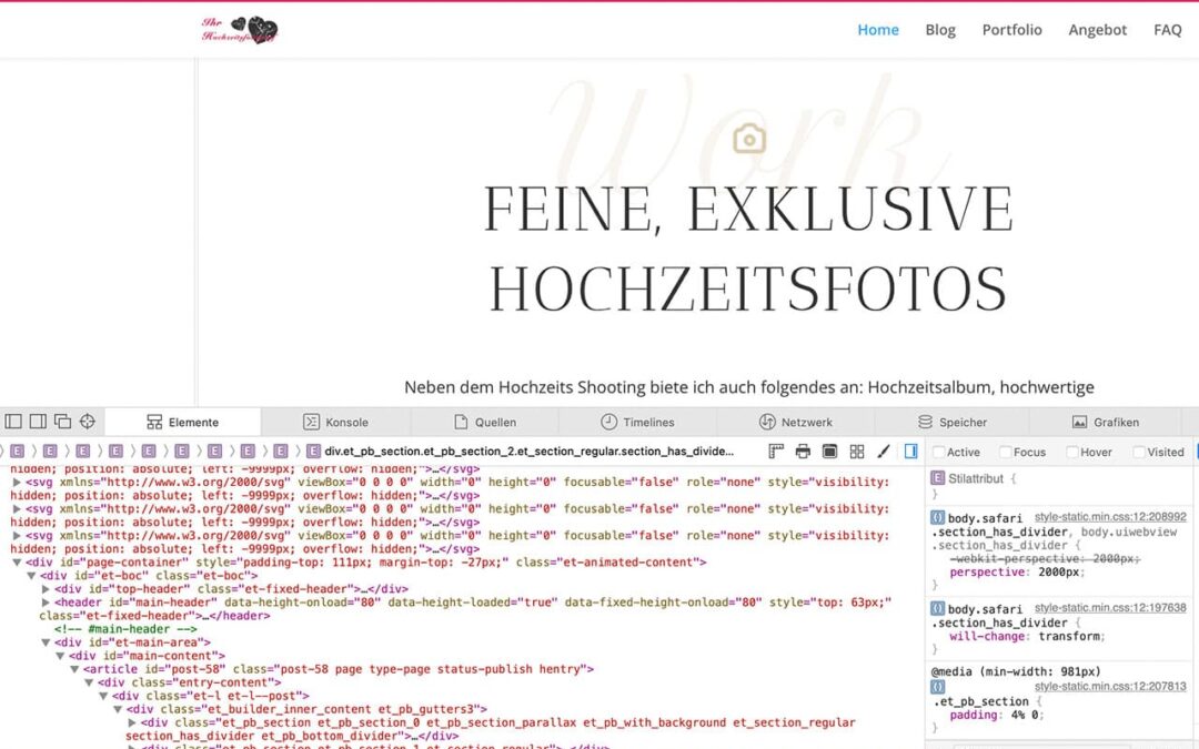 Neue Webseite nun Moderner